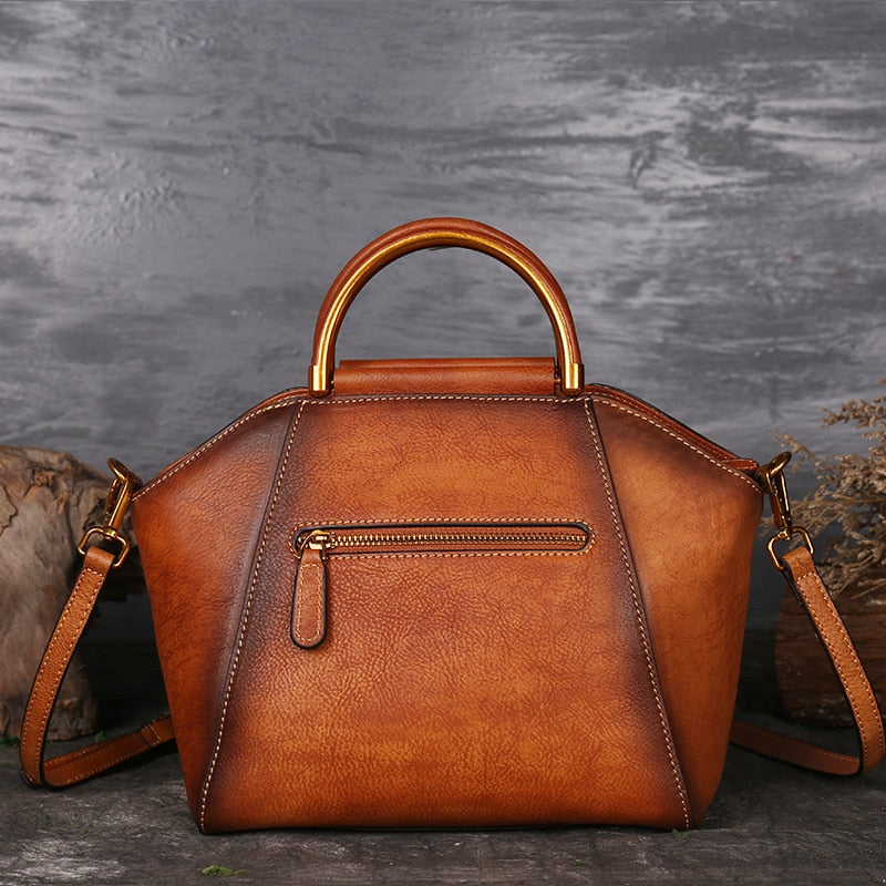 Vintage Genuine Leather Shoulder Bag