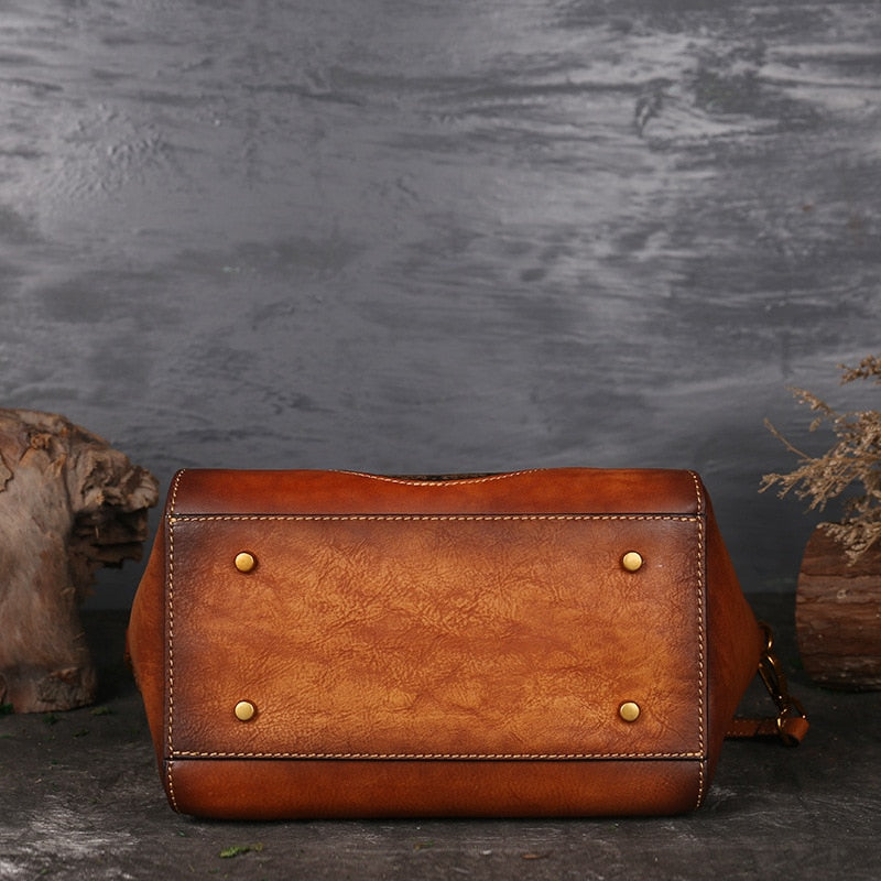 Vintage Genuine Leather Shoulder Bag