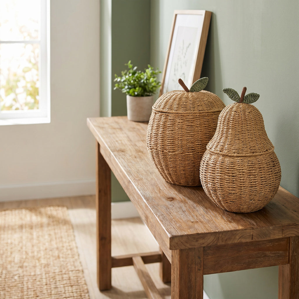 Handwoven  Storage Basket | Organic Home Décor