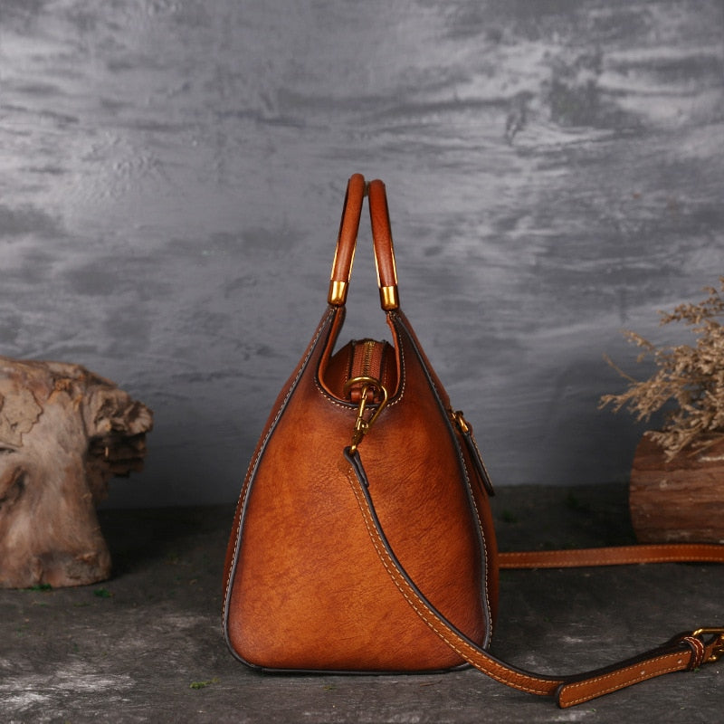 Vintage Genuine Leather Shoulder Bag
