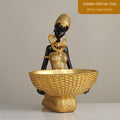 African Character Resin Figurines | Home Décor