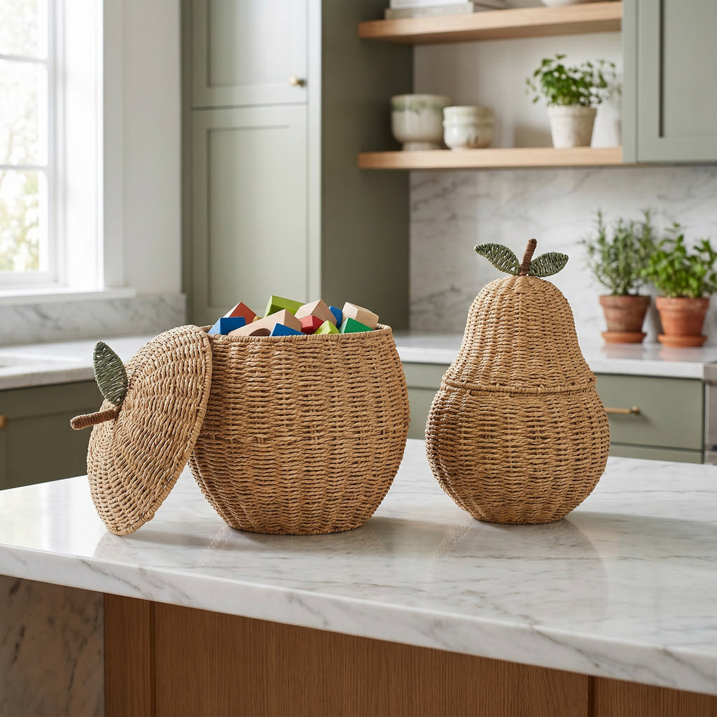 Handwoven  Storage Basket | Organic Home Décor