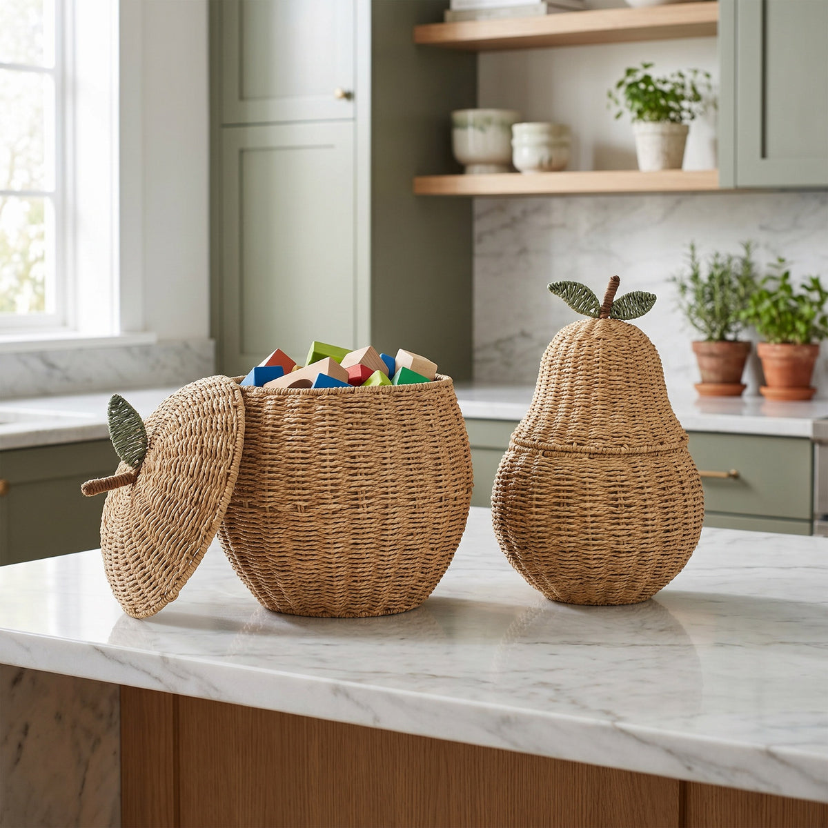 Handwoven  Storage Basket | Organic Home Décor