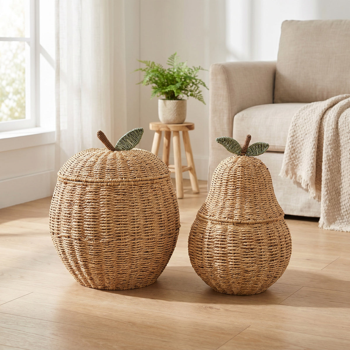 Handwoven  Storage Basket | Organic Home Décor